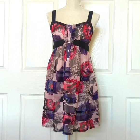 Jill Stuart Pink Floral Dress - Picture 1 of 6